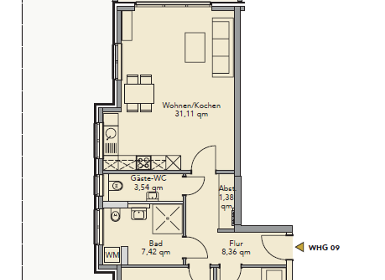 Studio zum Kauf provisionsfrei 365.000 € 3 Zimmer 85 m²<br/>Wohnfläche Brinkum Stuhr 28816