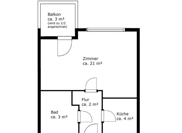 Studio zum Kauf 89.800 € 1 Zimmer 32 m² 3. Geschoss Kattenturm Bremen 28277
