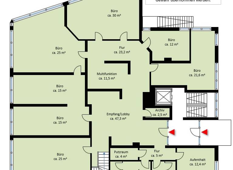 Bürofläche zur Miete 3.166 € 346,3 m² Bürofläche teilbar ab 346,3 m² West Rosenheim 83022