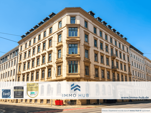 Wohnung zum Kauf 98.900 € 1 Zimmer 33 m² 3. Geschoss Zentrum-Nord Mitte 04105