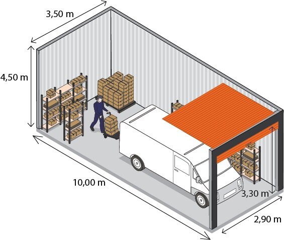 Garage zur Miete provisionsfrei 465 € Oststraße 95 Harksheide Norderstedt 22844