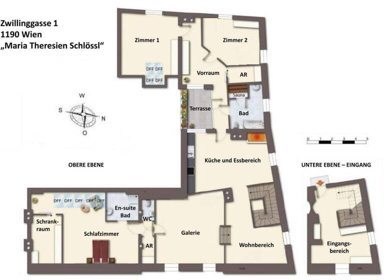 Wohnung zum Kauf 1.685.000 € 5 Zimmer 251,5 m² 1. Geschoss Zwillinggasse Wien 1190
