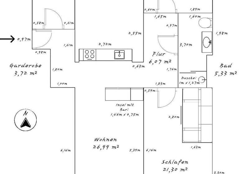 Wohnung zum Kauf 925.000 € 4 Zimmer 90 m² EG Laim München 80686