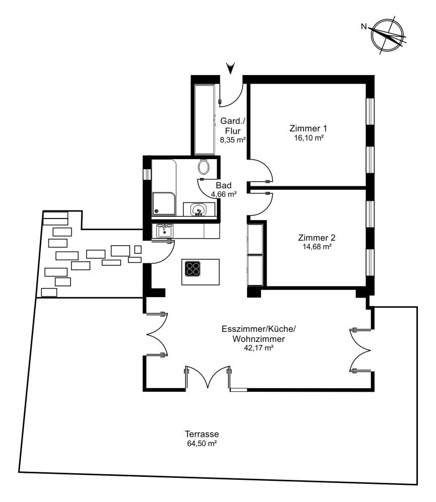 Wohnung zum Kauf 995.000 € 3 Zimmer 118 m²<br/>Wohnfläche ab sofort<br/>Verfügbarkeit Groß Flottbek Hamburg 22607