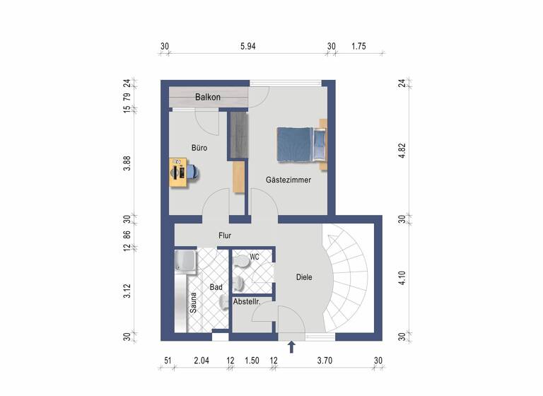 Maisonette zum Kauf 620.000 € 6 Zimmer 155,9 m²<br/>Wohnfläche 6.<br/>Geschoss Böblingen Böblingen 71032