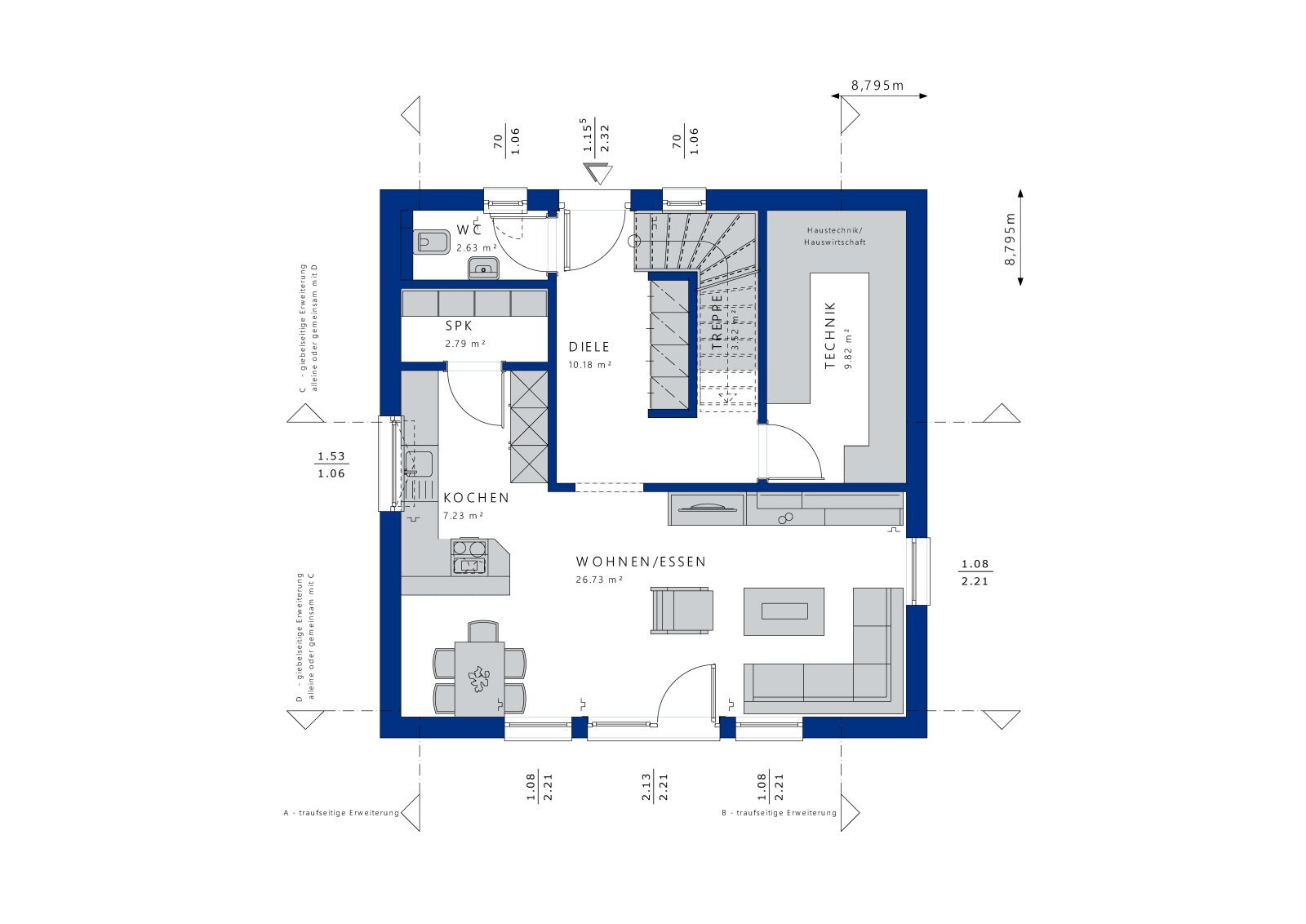 Einfamilienhaus zum Kauf 358.500 € 4 Zimmer 124 m²<br/>Wohnfläche 658 m²<br/>Grundstück Ransbach Hohenroda 36284