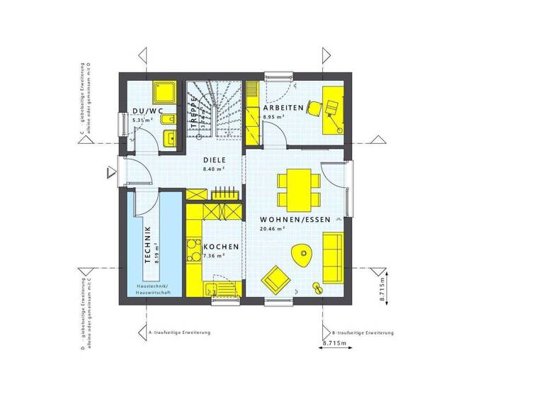 Einfamilienhaus zum Kauf provisionsfrei 745.500 € 4 Zimmer 121 m² 440 m² Grundstück Griesheim 64347