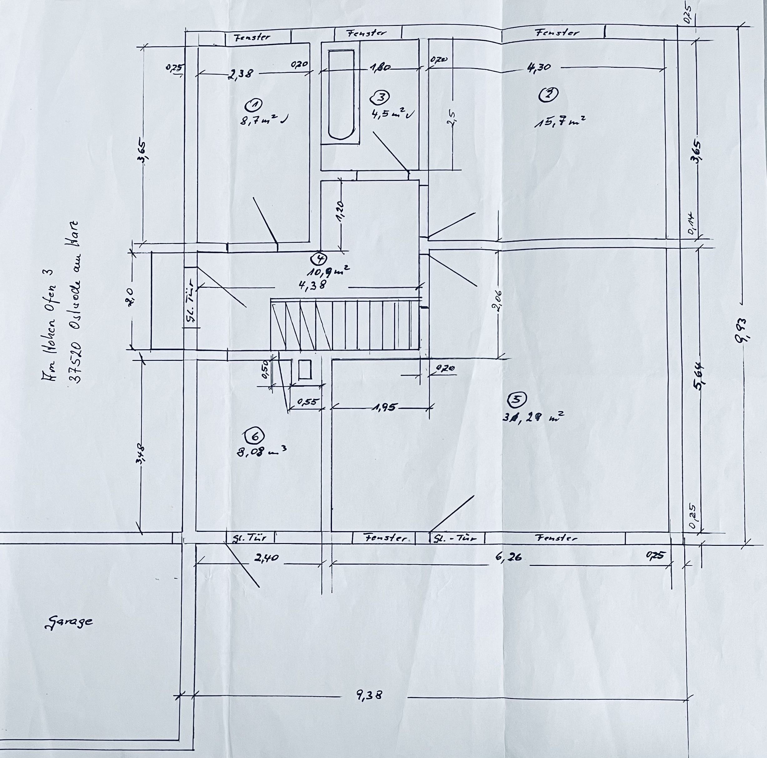 Einfamilienhaus zum Kauf 210.000 € 5 Zimmer 110 m²<br/>Wohnfläche 349 m²<br/>Grundstück Am Hohen Ofen 3 Osterode Osterode 37520