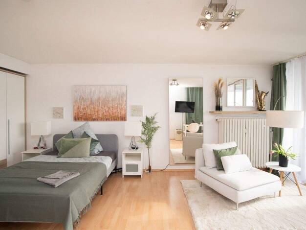 Studio zur Miete Wohnen auf Zeit 1.690 € 1 Zimmer 45 m² frei ab 01.07.2026 Bogenhausen München 81677