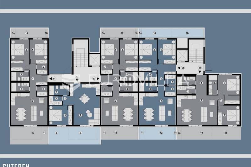 Wohnung zum Kauf 278.000 € 2 Zimmer 82 m²<br/>Wohnfläche Okrug Gornji 21223