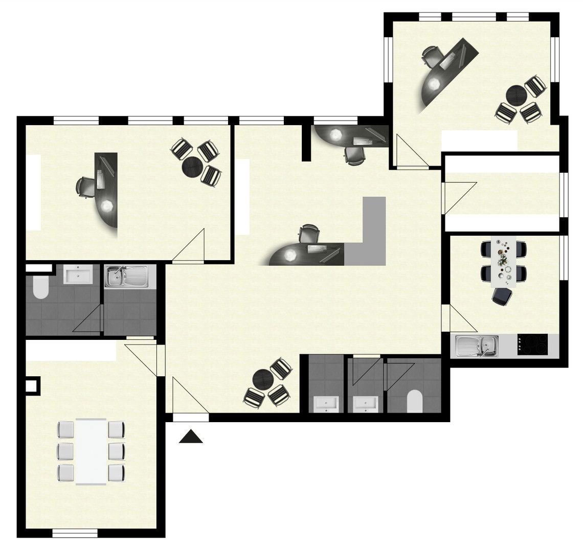 Bürofläche zur Miete provisionsfrei 1.350 € 134 m²<br/>Bürofläche Hausen Obersthausen 63179