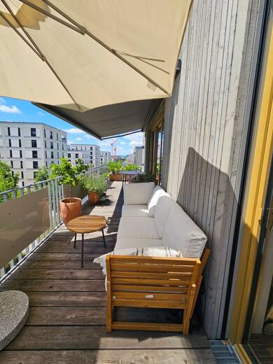 Penthouse zur Miete 1.731 € 3 Zimmer 121,5 m² Geschoss 3/3 frei ab 01.08.2025 Frauenland Würzburg 97074