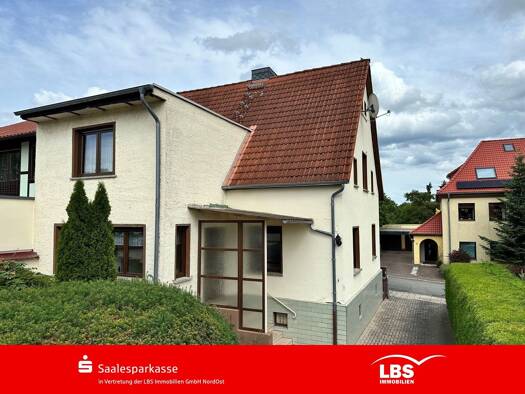 Doppelhaushälfte zum Kauf 150.000 € 6 Zimmer 130 m² 1.094 m² Grundstück frei ab sofort Roßleben Roßleben 06571