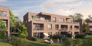 Terrassenwohnung zum Kauf - Neubau provisionsfrei 399.900 € 3,5 Zimmer 87 m² EG frei ab sofort Cappel Öhringen 74613
