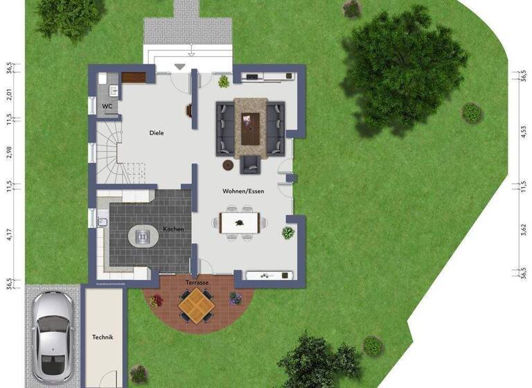 Einfamilienhaus zum Kauf 650.000 € 4 Zimmer 170 m² 501 m² Grundstück Bodersweier Kehl , Rhein 77694