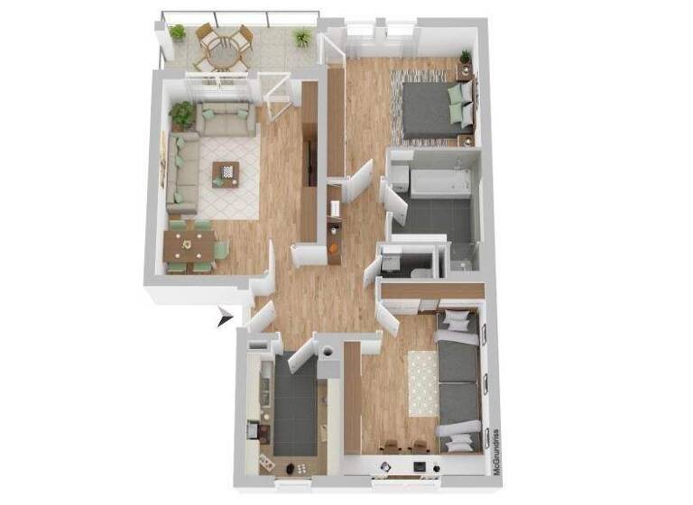 Wohnung zum Kauf provisionsfrei 201.000 € 3 Zimmer 85,8 m² EG Haller Weg 9 Mergelstetten Heidenheim 89522