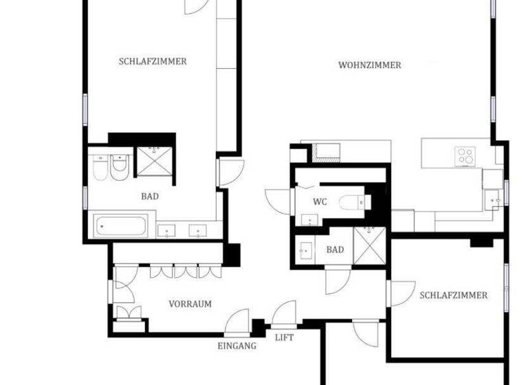 Wohnung zum Kauf 1.500.000 € 4 Zimmer 143 m² 1. Geschoss Wien 1130