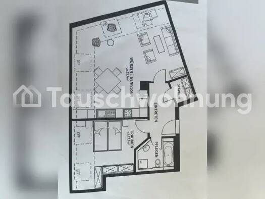 Wohnung zur Miete Tauschwohnung 438 € 2 Zimmer 61 m² Plagwitz Leipzig 04229