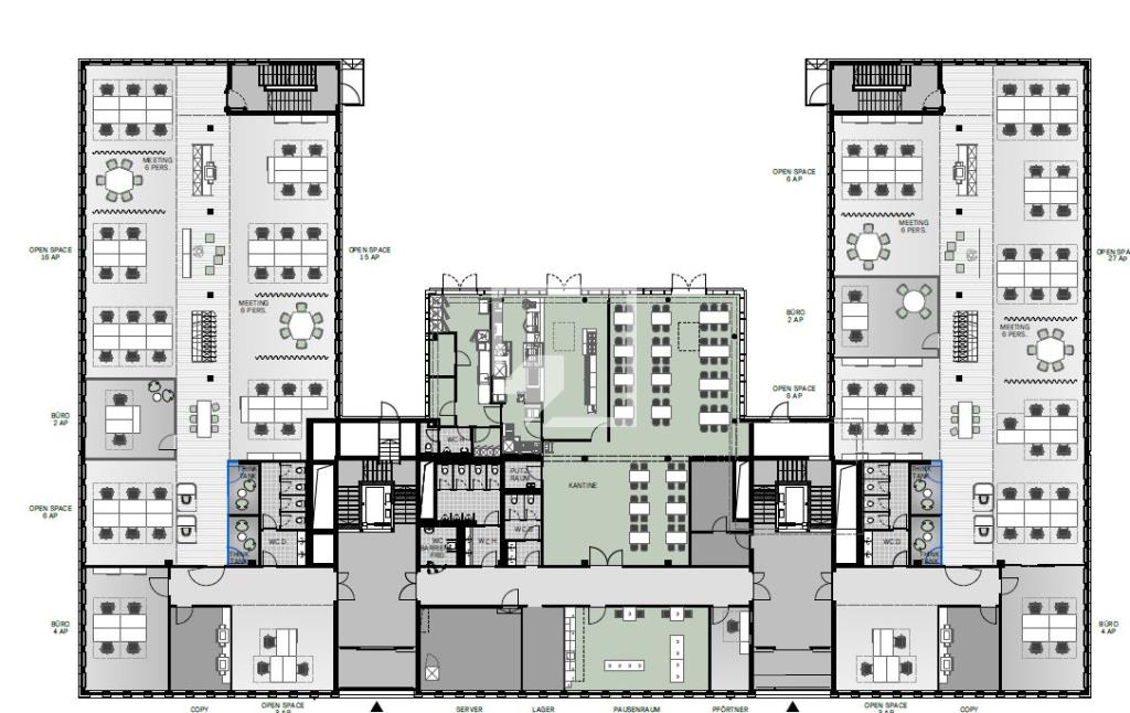 Bürogebäude zur Miete provisionsfrei 14,50 € 550 m²<br/>Bürofläche Tullnau Nürnberg 90402