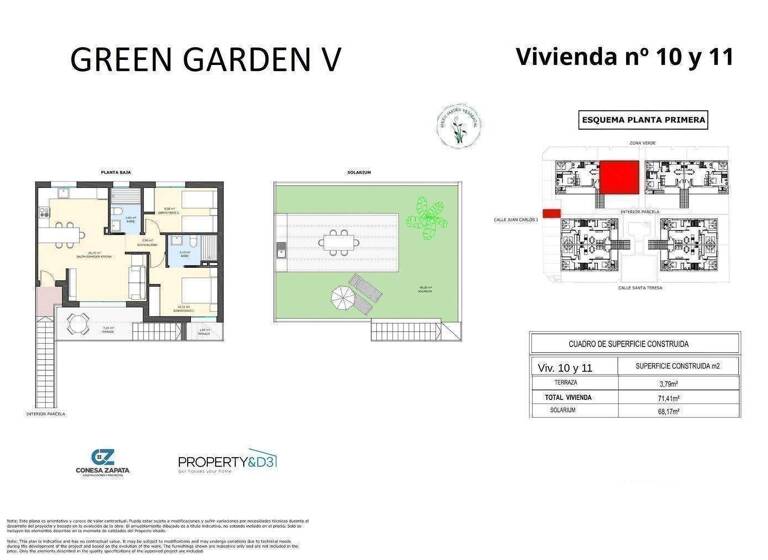 Terrassenwohnung zum Kauf provisionsfrei 256.500 € 3 Zimmer 71 m² Calle Juan Carlos Pilar de la Horadada 03190