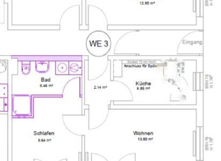 Wohnung zur Miete 480 € 2 Zimmer 54 m² UG frei ab sofort Am grünen Tälchen 20 Freital 01705
