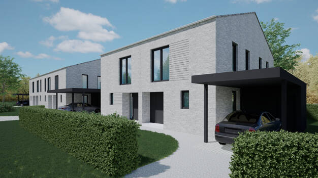Doppelhaushälfte zur Miete - Neubau 1.720 € 3 Zimmer 136,4 m² 300 m² Grundstück frei ab sofort Olfen Olfen 59399