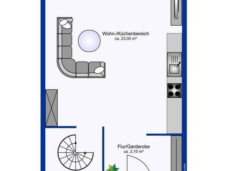Maisonette zum Kauf 79.000 € 2 Zimmer 45,8 m² Linden-Mitte Hannover / Linden-Mitte 30449