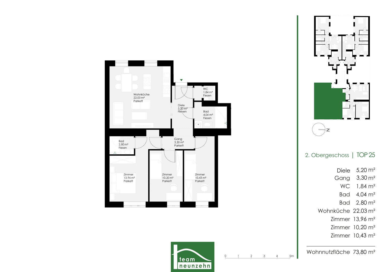 Wohnung zum Kauf 375.001 € 4 Zimmer 73,9 m²<br/>Wohnfläche 2.<br/>Geschoss Tanbruckgasse 6 Wien 1120