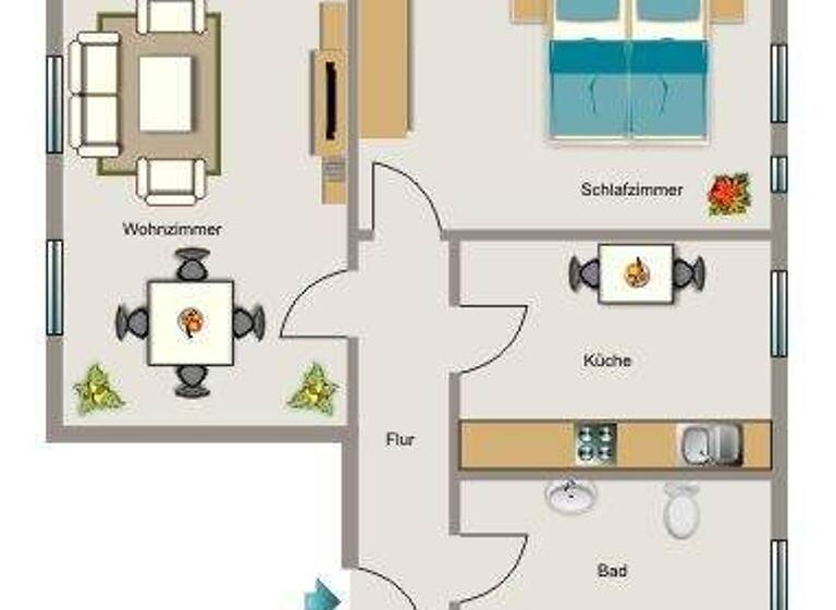 Wohnung zur Miete nur mit Wohnberechtigungsschein 282 € 2,5 Zimmer 60,8 m² 1. Geschoss Gahmener Straße 172C Gahmen Lünen 44532