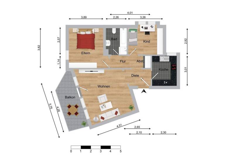 Wohnung zur Miete 630 € 3 Zimmer 69 m² frei ab 01.03.2026 Doberschau Doberschau-Gaußig 02692