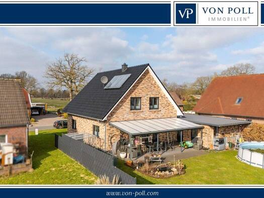 Einfamilienhaus zum Kauf 489.000 € 5 Zimmer 170 m² 1.000 m² Grundstück Strackholt Großefehn 26629