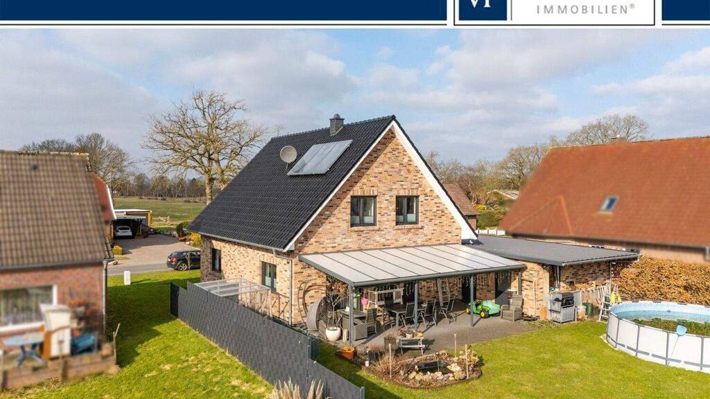 Einfamilienhaus zum Kauf 489.000 € 5 Zimmer 170 m² 1.000 m² Grundstück Strackholt Großefehn 26629