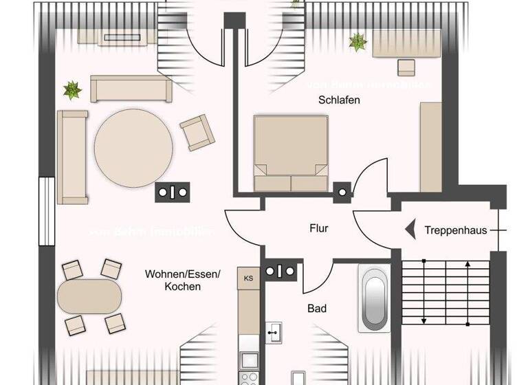 Wohnung zum Kauf 179.000 € 2 Zimmer 73 m² Obereichenbach Ansbach 91522