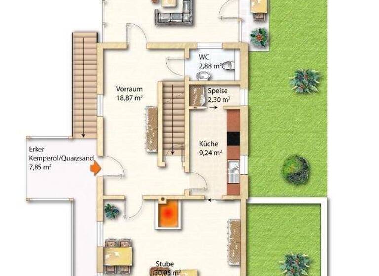 Einfamilienhaus zum Kauf 689.000 € 5 Zimmer 149 m² 1.148 m² Grundstück Ratsch an der Weinstraße 134 Ratsch an der Weinstraße 8461