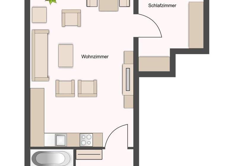 Wohnung zum Kauf 99.000 € 2 Zimmer 45,4 m² 7. Geschoss Saarlouis 66740