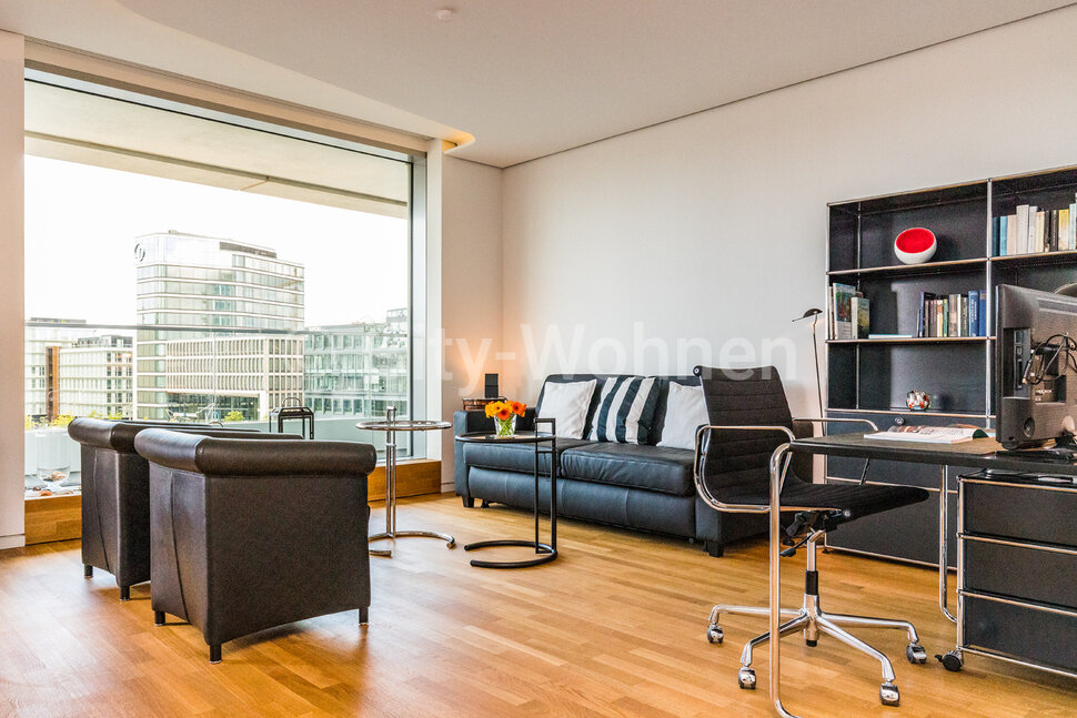 Wohnung zur Miete Wohnen auf Zeit 3.750 € 2 Zimmer 100 m²<br/>Wohnfläche ab sofort<br/>Verfügbarkeit Am Strandkai HafenCity Hamburg 20457