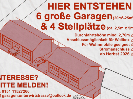Garage zur Miete provisionsfrei 175 € 23 m² Diez 65582