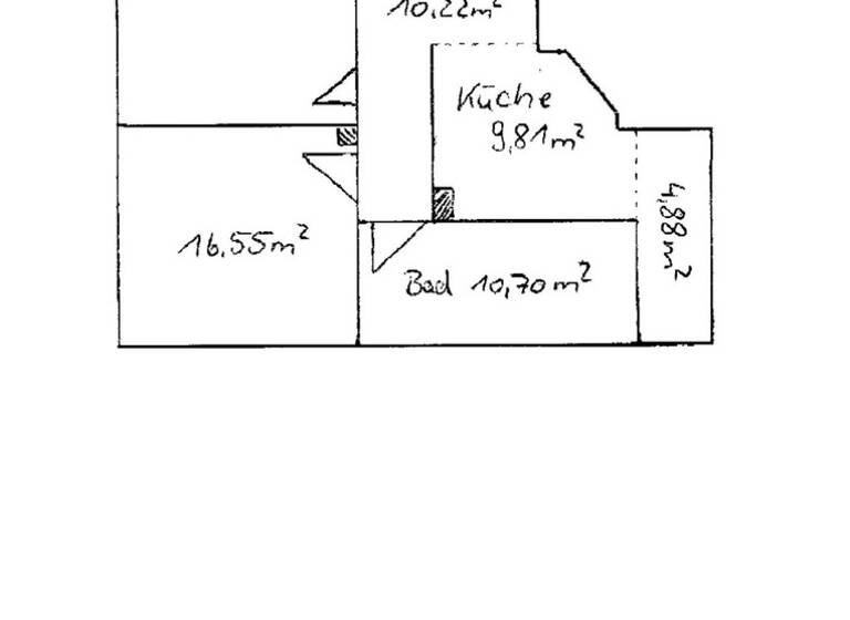 Wohnung zur Miete 380 € 2 Zimmer 64 m²<br/>Wohnfläche EG<br/>Geschoss Goldbachstraße 8 Hohenstein-Ernstthal Hohenstein-Ernstthal 09337