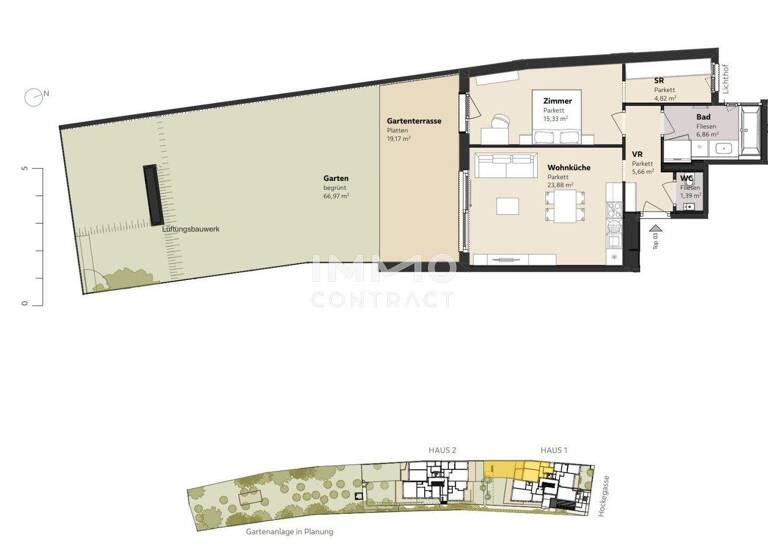 Wohnung zum Kauf - Erstbezug 645.000 € 2 Zimmer 57,8 m² frei ab sofort Wien 1180