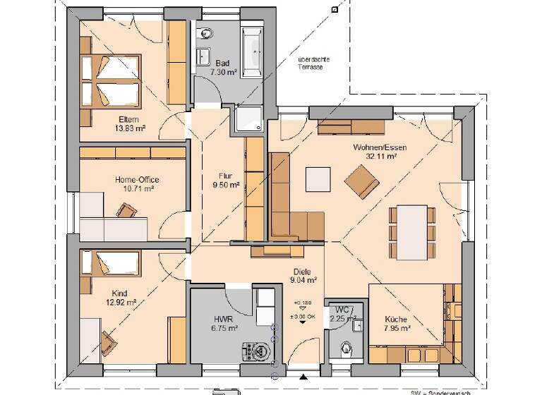 Einfamilienhaus zum Kauf provisionsfrei 402.684 € 4 Zimmer 112 m² 1.600 m² Grundstück Neustadt Neustadt an der Orla 07806