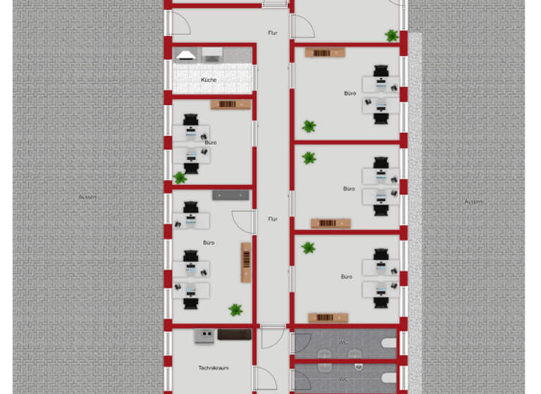 Bürofläche zur Miete provisionsfrei 8,33 € 180 m² Bürofläche Heimbach 52396