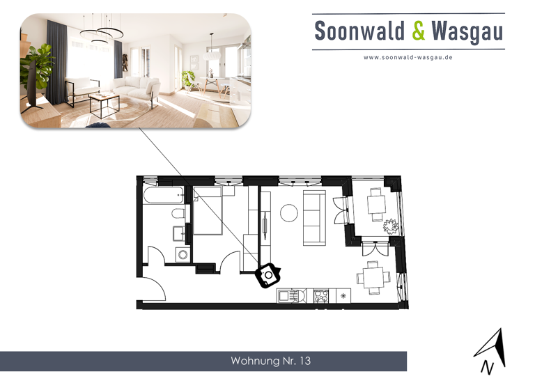 Wohnung zum Kauf - Erstbezug provisionsfrei 269.000 € 2 Zimmer 44,4 m² 3. Geschoss frei ab sofort Wasgaustraße 19 Unterliederbach Frankfurt am Main 65929