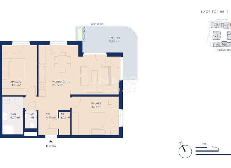 Wohnung zum Kauf - Erstbezug provisionsfrei 399.000 € 3 Zimmer 73 m² 1. Geschoss Wien 1230