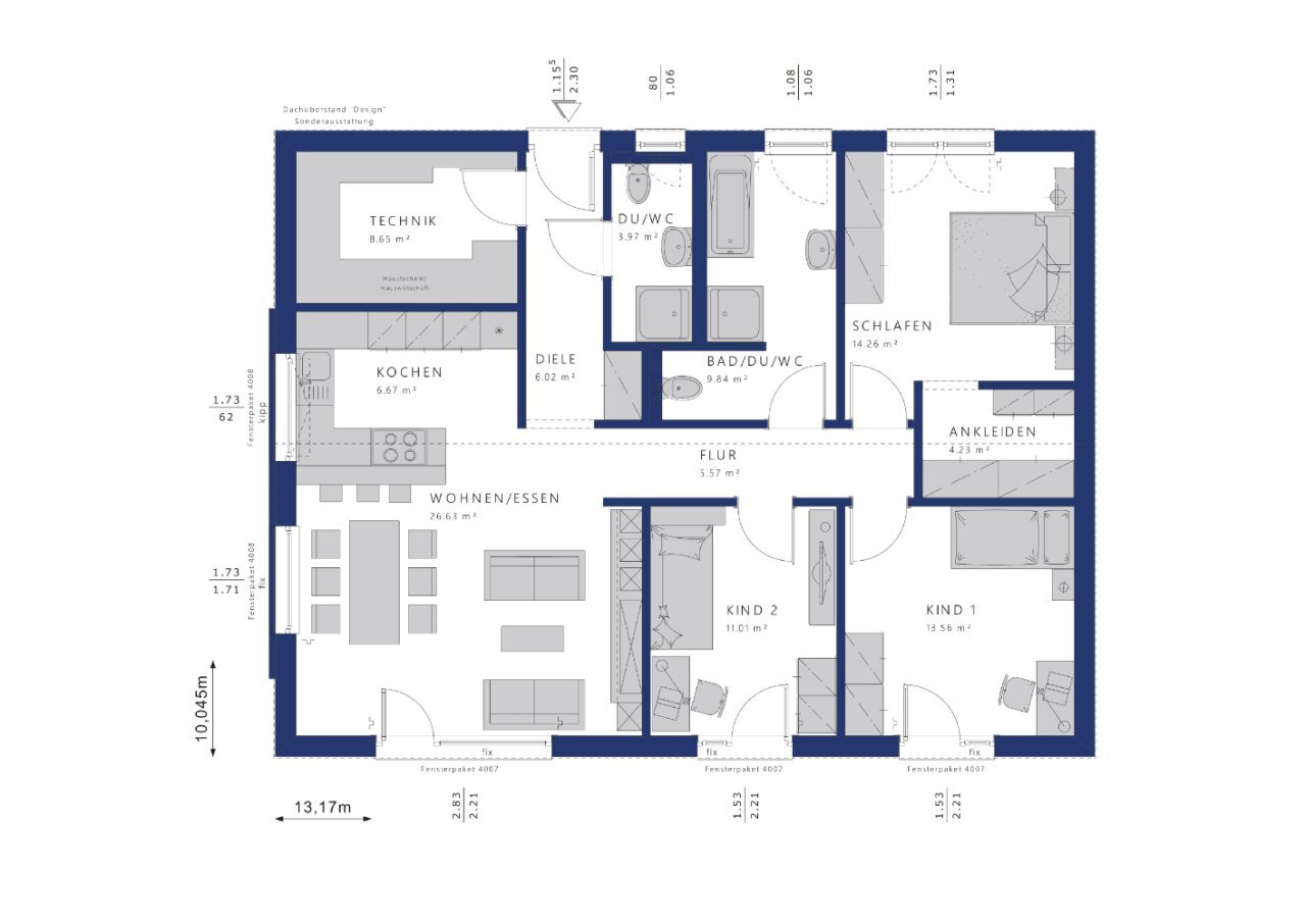 Bungalow zum Kauf provisionsfrei 496.700 € 4 Zimmer 110 m²<br/>Wohnfläche 700 m²<br/>Grundstück Hackenstedt Holle 31188