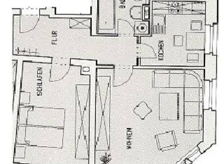 Wohnung zur Miete 266 € 2 Zimmer 55,4 m² 2. Geschoss frei ab sofort Edisonstr. 2 we 6 Schönau Chemnitz 09116