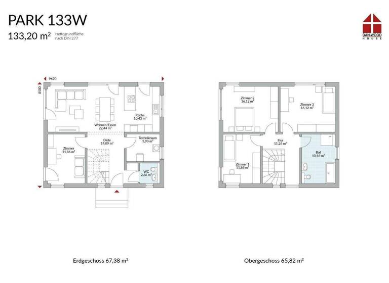 Einfamilienhaus zum Kauf provisionsfrei 317.360 € 4 Zimmer 133 m² 550 m² Grundstück Biestow Rostock 18059