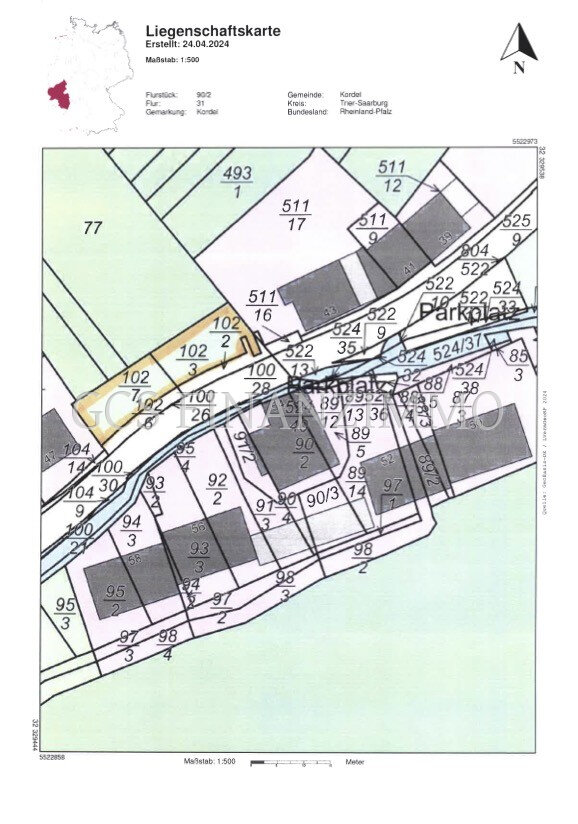 Grundstück zum Kauf 38.500 € 326 m²<br/>Grundstück Kordel 54306