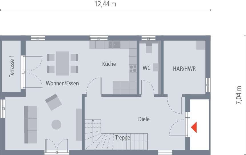 Einfamilienhaus zum Kauf provisionsfrei 465.900 € 6 Zimmer 136,7 m²<br/>Wohnfläche 1.200 m²<br/>Grundstück Bierlhof Trausnitz 92555