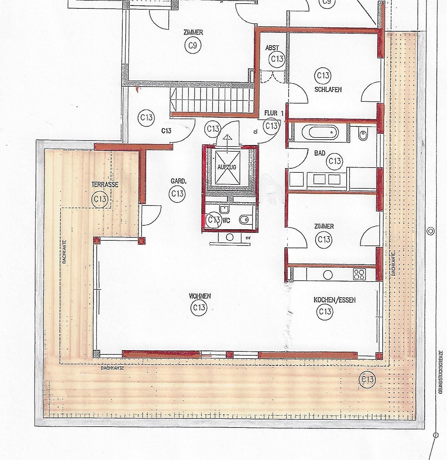 Wohnung zur Miete 1.750 € 3,5 Zimmer 147 m²<br/>Wohnfläche 5.<br/>Geschoss Heithemstrasse 1 Nord Lörrach 79539