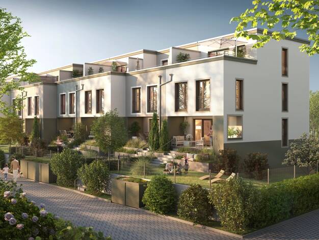 Reihenmittelhaus zum Kauf - Neubau 918.000 € 5 Zimmer 159 m² 134 m² Grundstück Franziska-Kimpfler-Straße 1 Frauenland Würzburg 97074